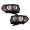 Coppia Fari Anteriori Destro + Sinistro BMW X3 2004-2005 – Arancio Parabola Nera C/Motore, originale 63123418400, 63126919658