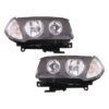 Coppia Fari Anteriori Destro + Sinistro BMW X3 2004-2005 – Bianco Parabola Nera C/Motore, originale 63123418412, 63126923856