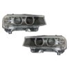 Coppia Fari Anteriori Destro + Sinistro BMW X3 F-25 2014+ – Bixeo Parabola Nera C/Motore C/Luce Diurna A Led, originale