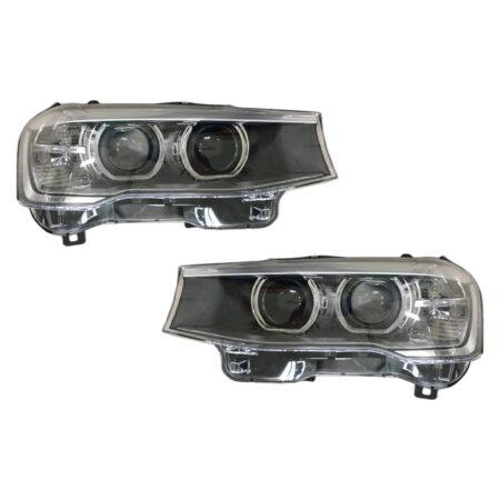 Coppia Fari Anteriori Destro + Sinistro BMW X3 F-25 2014+ – Bixeo Parabola Nera Con Motore Con Luce Diurna A Led, originale