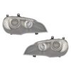 Coppia Fari Anteriori Destro + Sinistro BMW X5 E70 2006-2009 – Xenon C/Motore C/Luce Diurna A Led Afs Parabola Nera