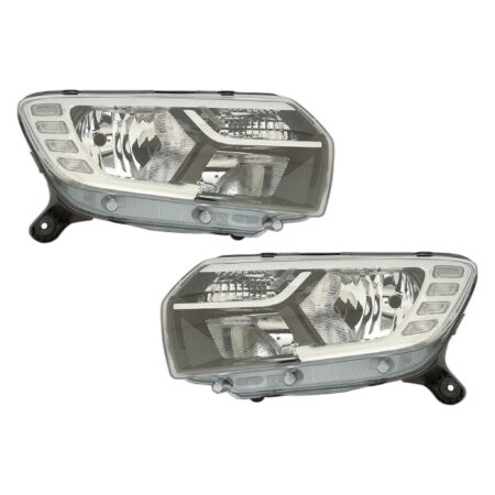 Coppia Fari Anteriori Destro + Sinistro Dacia Sandero 2017-2020, originale 260100697R, 260103529R