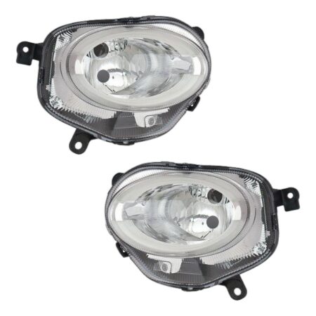 Coppia Fari Anteriori Destro + Sinistro FIAT 500 2015+ – Inferiore Manuale A Led, originale 52007766, 52007767