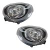 Coppia Fari Anteriori Destro + Sinistro FIAT 500 X 2015-2017 – Parabola Nera C/Motore, originale 51978414, 52102177