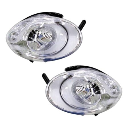 Coppia Fari Anteriori Destro + Sinistro FIAT 500L 2012+ – Superiore Con Motore, originale 51883592, 51883593