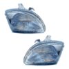 Coppia Fari Anteriori Destro + Sinistro FIAT 600 (900 – Cc) Regolazione Idr, originale 46511343, 46511349