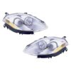 Coppia Fari Anteriori Destro + Sinistro FIAT Bravo 2007-2009 – Parabola Cromata, originale 51757534, 51757538