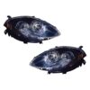 Paar Scheinwerfer Rechts + Links FIAT Bravo 2007-2009 - Schwarze Schüssel, Originalnummer 51816980, 51816979