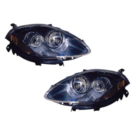 Coppia Fari Anteriori Destro + Sinistro FIAT Bravo 2007-2009 - Parabola Nera