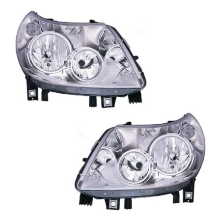 Coppia Fari Anteriori Destro + Sinistro FIAT Ducato 2011-2013 - 8 Pin