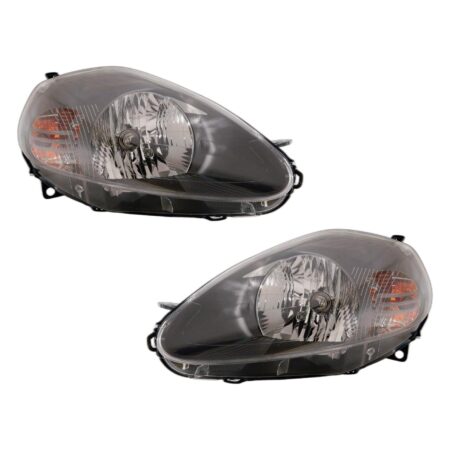 Coppia Fari Anteriori Destro + Sinistro FIAT Grande Punto 2008+, originale 51840990, 51840996