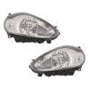 Coppia Fari Anteriori Destro + Sinistro FIAT Grande Punto Evo 2009+ – Parabola Cromata Con Motore Elettrico Inclusoet
