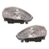 Coppia Fari Anteriori Destro + Sinistro FIAT Grande Punto Evo 2009+ – Parabola Nera Con Motore Elettrico Inclusoet