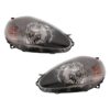 Coppia Fari Anteriori Destro + Sinistro FIAT Grande Punto – Parabola Nera Con Motore, originale 51806538, 51806537