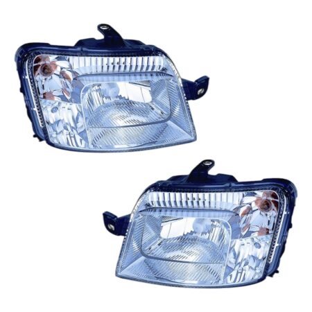 Coppia Fari Anteriori Destro + Sinistro FIAT Nuova Panda 2003+, originale 51717075, 51717076