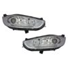 Coppia Fari Anteriori Destro + Sinistro Ford Fiesta 2013-2016 – Parabola Cromata, originale 1806746, 1831385