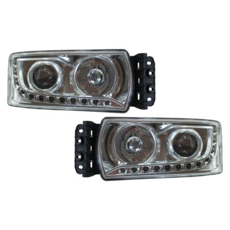 Coppia Fari Anteriori Destro + Sinistro Iveco Stralis 2013-2018 - LED – Con Centralina