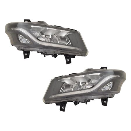 Coppia Fari Anteriori Destro + Sinistro Iveco Stralis 2019+ – Regolazione Manuale Full Led, originale 5802439289, 58024845258