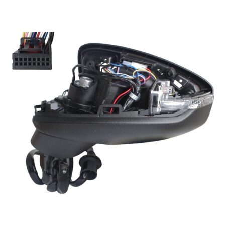 Specchietto Retrovisore Sinistro Audi A3 20' 4/5 P – Elettrico, Riscaldato, Ripiegabile, Memoria, 14+2 Pin