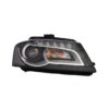 Coppia Fari Anteriori Audi A3 2008 Con Lenticolare Con Luce Diurna Parabola Nera Diurna LED con Motore – foto 3