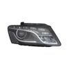 Coppia Fari Anteriori Audi Q5 2008 Con Lenticolare Parabola Nera Diurna LED con Motore – foto 2