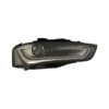 Coppia Fari Anteriori Audi A4 2012 Con Lenticolare Parabola Nera Diurna LED – H7 con Motore – Sostituzione Fari Alogeni