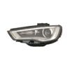 Coppia Fari Anteriori Audi A3 2012 Con Lenticolare Parabola Cromata Diurna LED – H7 con Motore – Sostituzione Fari Alogeni