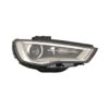 Coppia Fari Anteriori Audi A3 2012 Con Lenticolare Parabola Cromata Diurna LED – H7 con Motore – Sostituzione Fari Alogeni