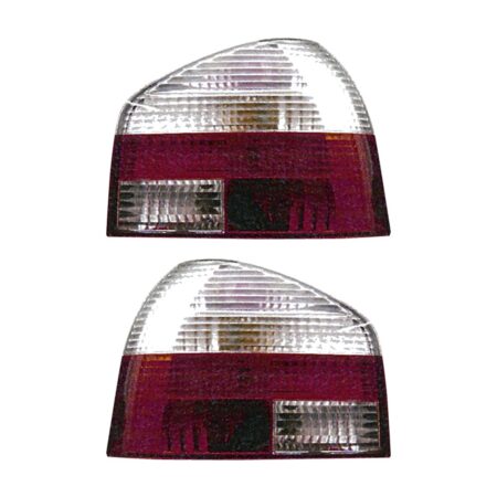 Coppia Fanali Posteriori Audi A3 96 Bianco - Rosso Prismatico