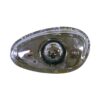 Coppia Catadiottri Alfa Romeo 145/146 Crystal Cromato – foto 2