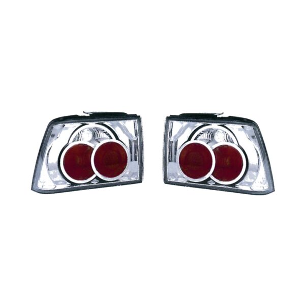 Coppia Fendinebbia Alfa Romeo 155 Modello Lexus Cromato – H3 – foto 2