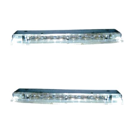 Coppia Fendinebbia Alfa Romeo 147 LED Cromato - H3