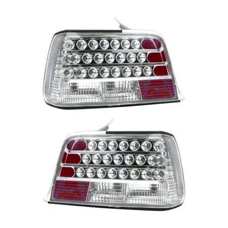 Coppia Fanali Posteriori BMW Serie 3 E36 Coupe' Modello LED Cromato