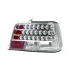 Paar Rückleuchten BMW Serie 3 E36 Coupe LED-Modell Chrom – Bild 3