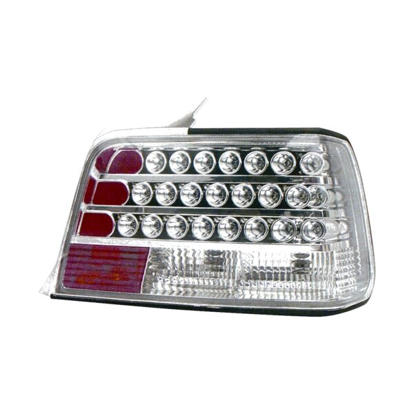 Paar Rückleuchten BMW Serie 3 E36 Coupe LED-Modell Chrom – Bild 3