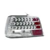 Paar Rückleuchten BMW Serie 3 E36 Coupe LED-Modell Chrom – Bild 2
