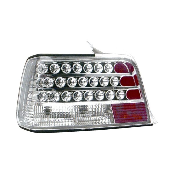 Paar Rückleuchten BMW Serie 3 E36 Coupe LED-Modell Chrom – Bild 2