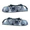 Coppia Fari Anteriori BMW Serie 5 E39 95′ Parabola Cromata Tecn. Celis Con Lenticolare – H7 – Sostituzione Fari Alogeni