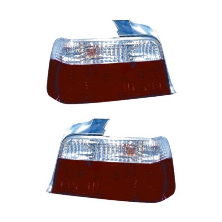 Coppia Fanali Posteriori BMW Serie 3 E36 Coupe' Ros./bianco Prismatico