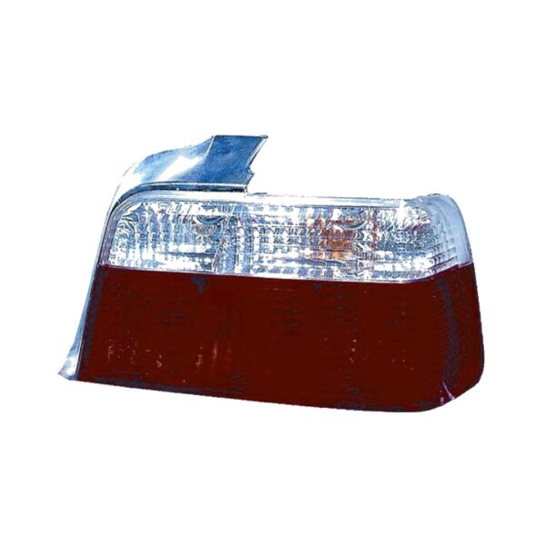 Paar Rückleuchten BMW Serie 3 E36 Coupe Rot/weiß Prismatisch – Bild 3