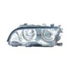 Coppia Fari Anteriori BMW Serie 3 E46 Coupe’ Parabola Cromata Tecn. Celis Clent. – H7 – Sostituzione Fari Alogeni – foto 3