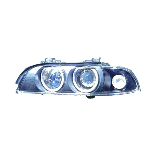 Coppia Fari Anteriori BMW Serie 5 E39 95′ Parabola Nera Tecn. Celis Clenticolare – H7 – Sostituzione Fari Alogeni – foto 4