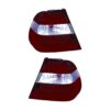 Paar Nebelscheinwerfer BMW Serie 3 E46 2002 Limousine Weiß-rot LED - H1