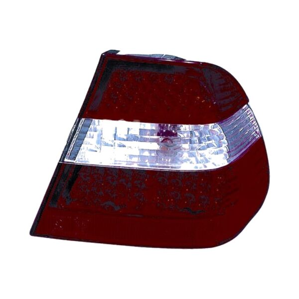 Paar Nebelscheinwerfer BMW Serie 3 E46 2002 Limousine Weiß-rot LED - H1 – Bild 3