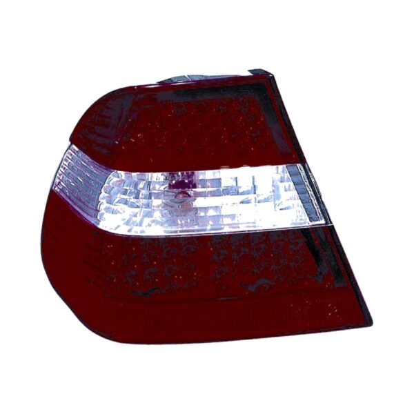 Paar Nebelscheinwerfer BMW Serie 3 E46 2002 Limousine Weiß-rot LED - H1 – Bild 2