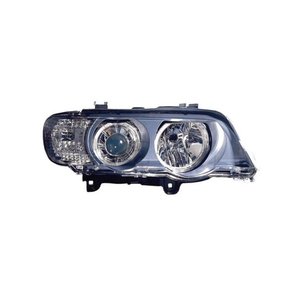 Coppia Fari Anteriori BMW X5 2000 Tecnologia Celis, Fanalino Bianco – foto 2