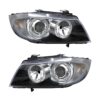 Coppia Fanalini Laterali BMW Serie 3 E90 Berlina Con Lenticolare Tecn. Celis Parabola Nera