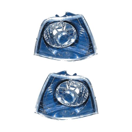 Coppia Fanalini Laterali BMW Serie 3 E36 91 Berlina Crystal Par. Nera
