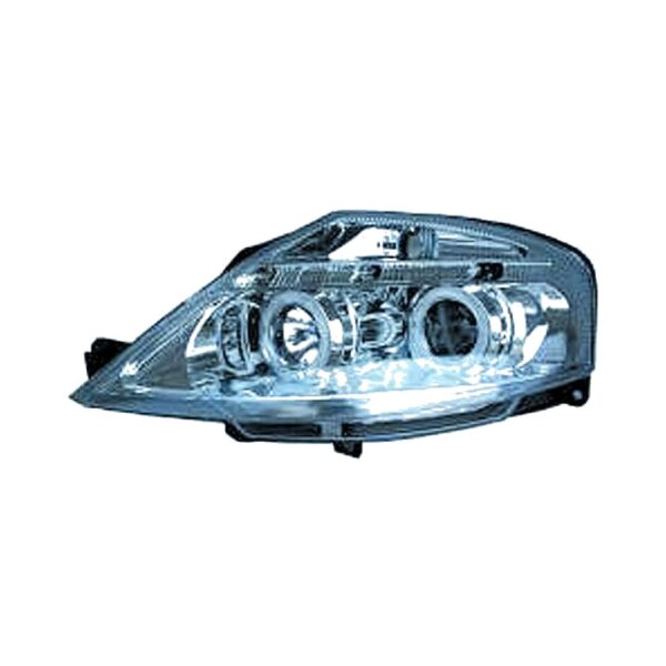 Coppia Fari Anteriori Citroen C3 Con Lenticolare Cromato Regolazione Manuale – foto 4