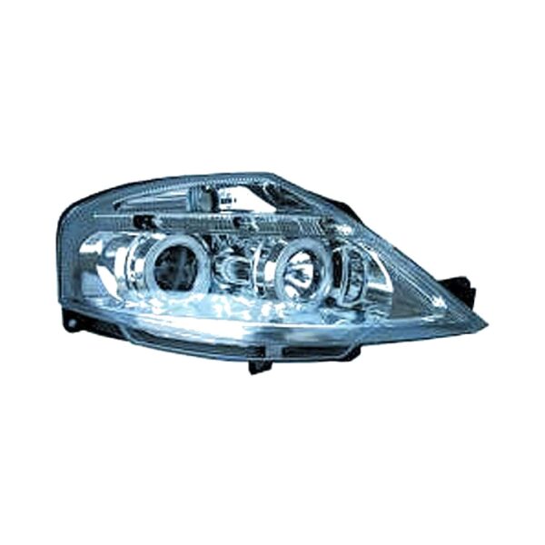 Coppia Fari Anteriori Citroen C3 Con Lenticolare Cromato Regolazione Manuale – foto 3